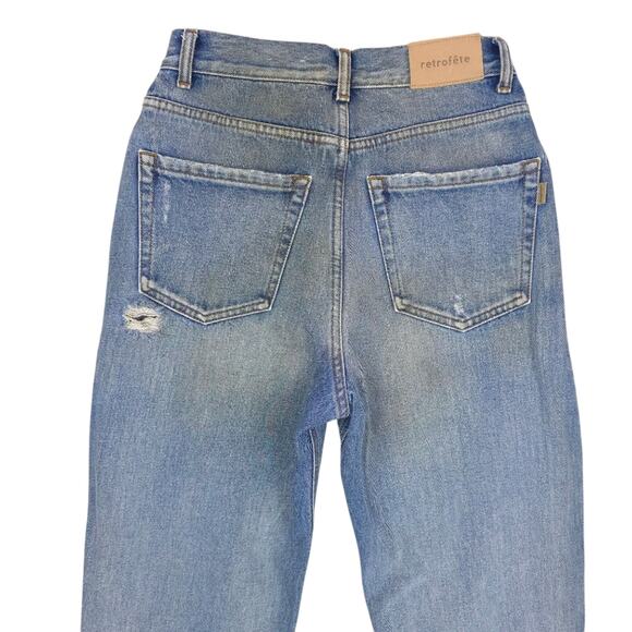 Retrofete Chris Jeans Destroyed Distressed Ripped Denim in Zephyr - Picture 8 of 12